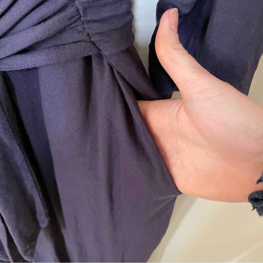 BODEN Beatrice Jersey Jumpsuit Navy pockets US 10 $108 - Picture 7 of 8